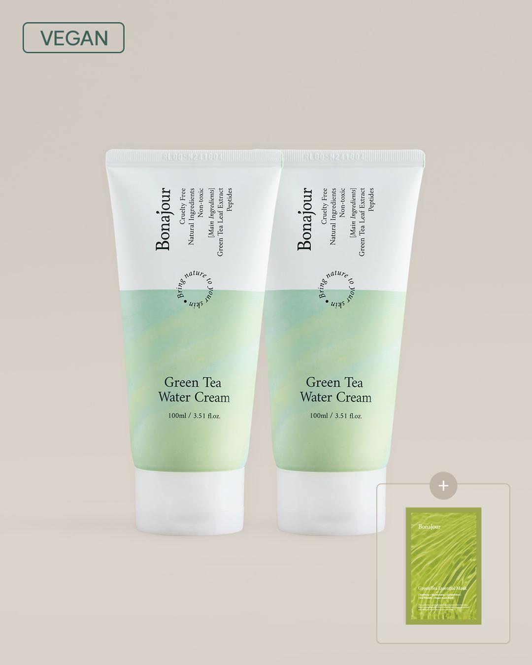 [더블세트] 그린티 워터크림 100ml x 2 (+사은품)