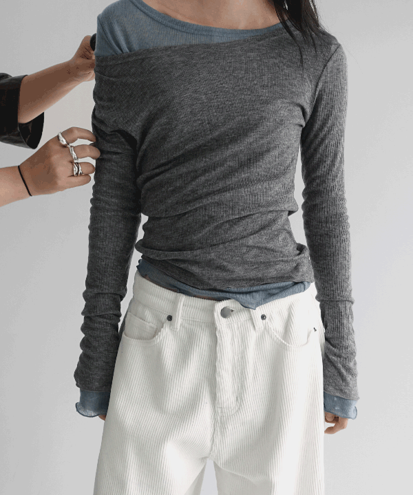 매니크 [무료배송] 체스니 텐셀 울 긴소매 티셔츠