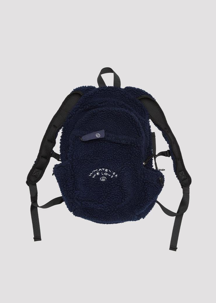 FLEECE BACKPACK WE LOVE NAVY