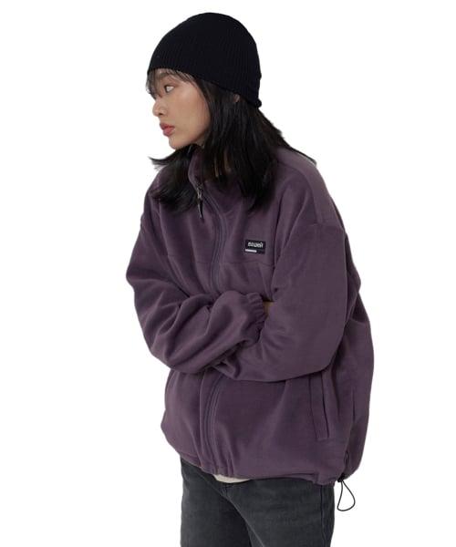 스탠다드 플리스 집업_퍼플