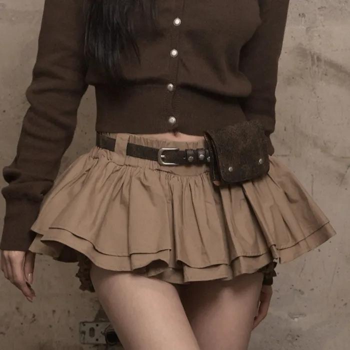 Cancan Skirt Pants (beige)