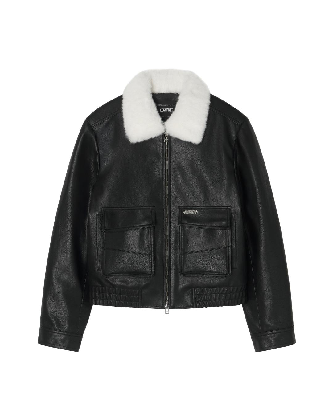 KAIRO SHEARLING LEATHER JUMPER