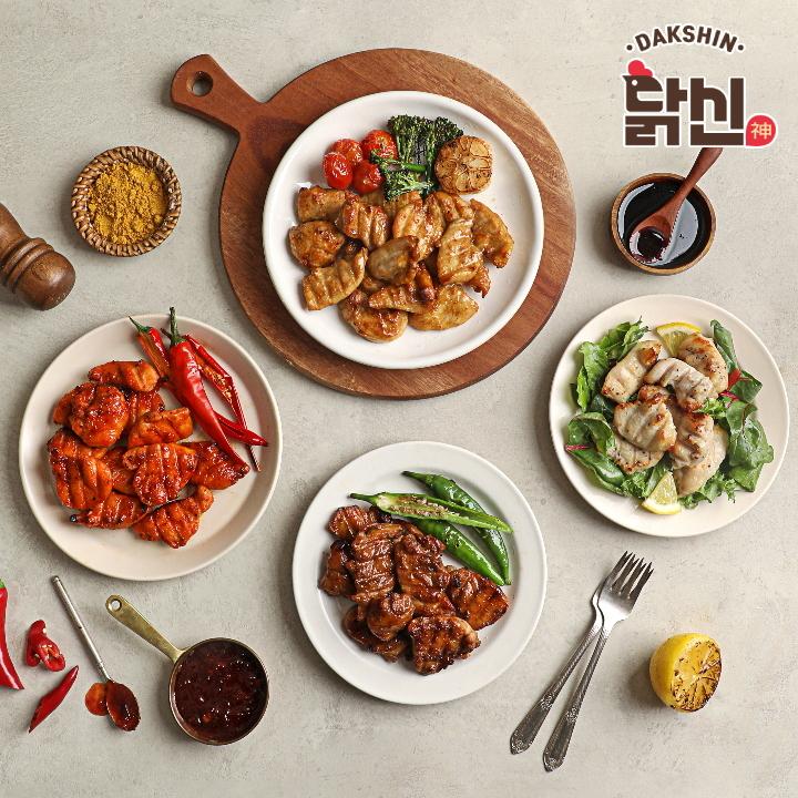 [1+1] 닭신 오븐구이 닭안심살 4종