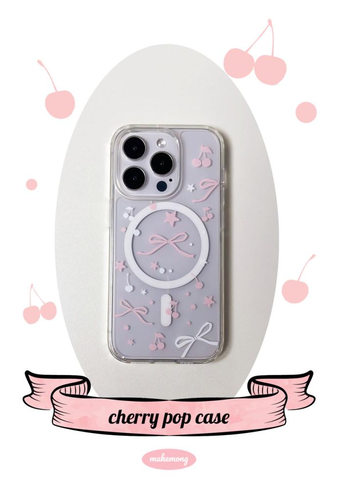 [메이크몽] Cherry pop case (Hard jelly)