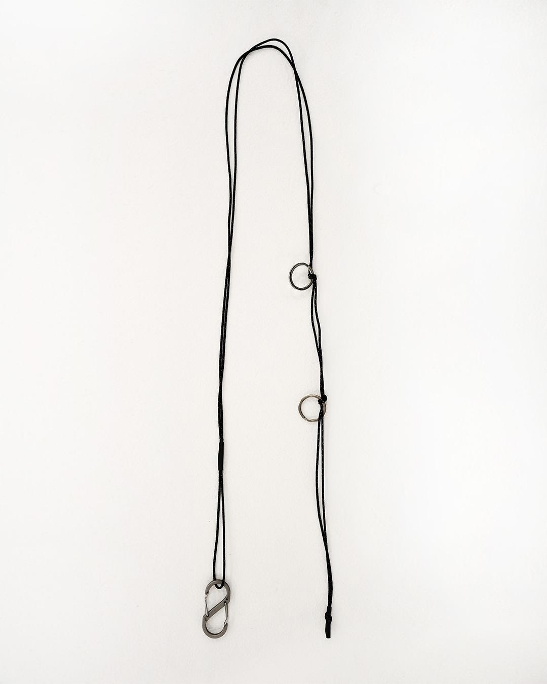 CARABINER CORD BELT (Black)