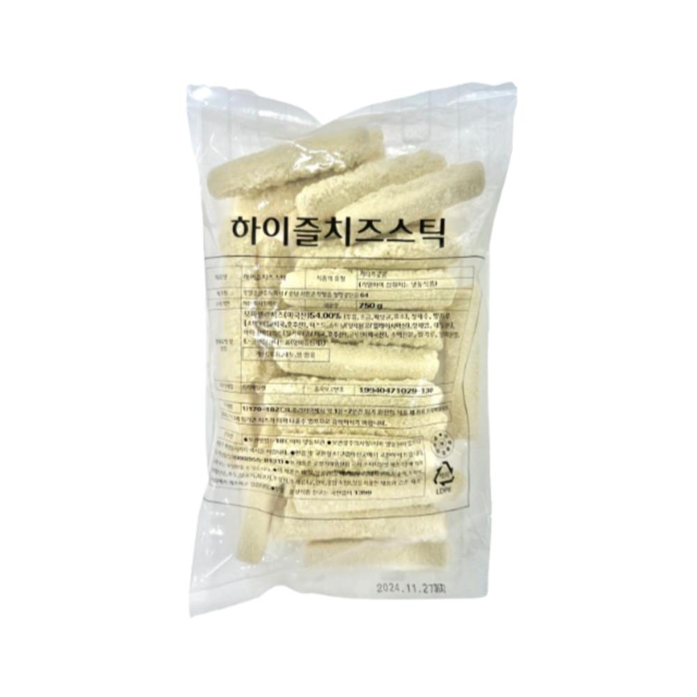 [냉동]하이즐 치즈스틱 750g (25g x 30개)