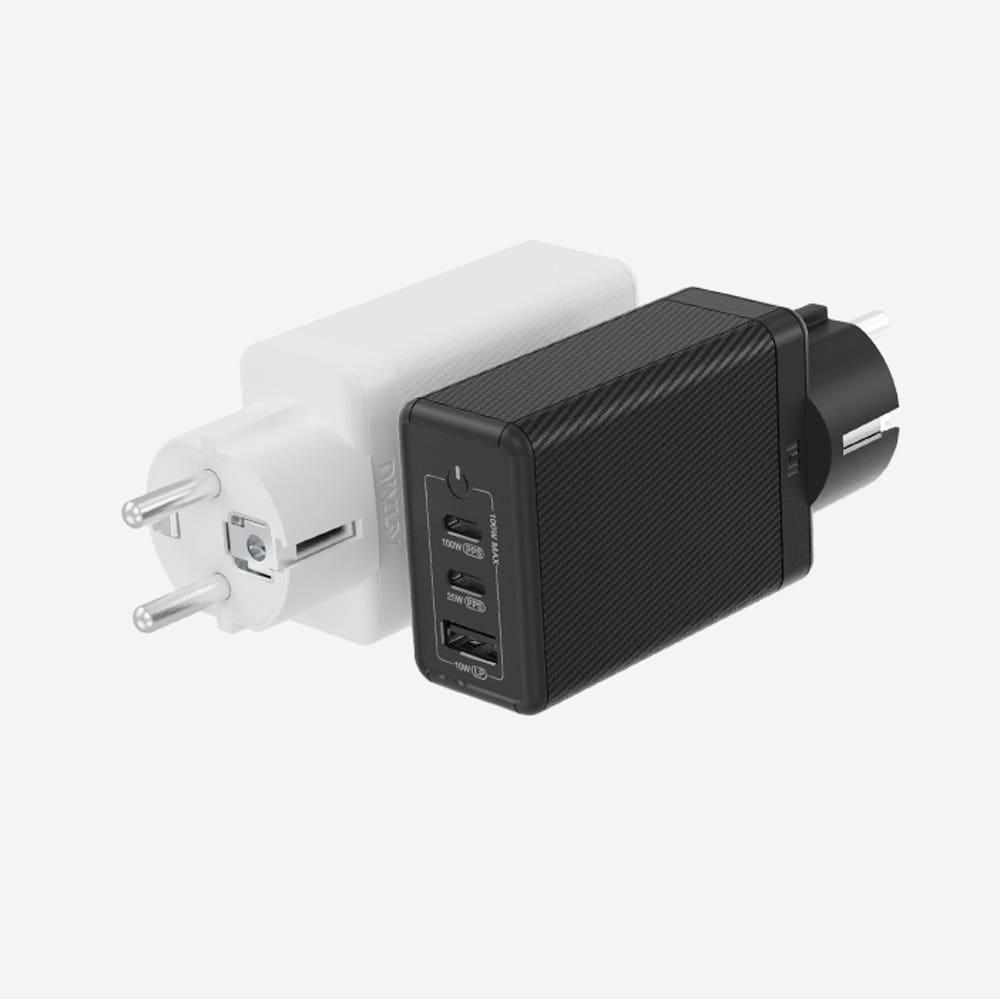 USB PD 100W PPS GaN 접지 멀티 초고속 충전기 GS610 블랙 