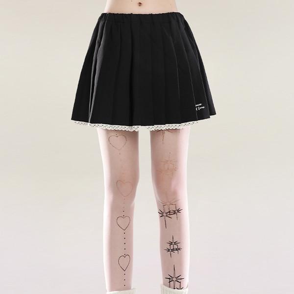 밴딩 플리츠 스커트