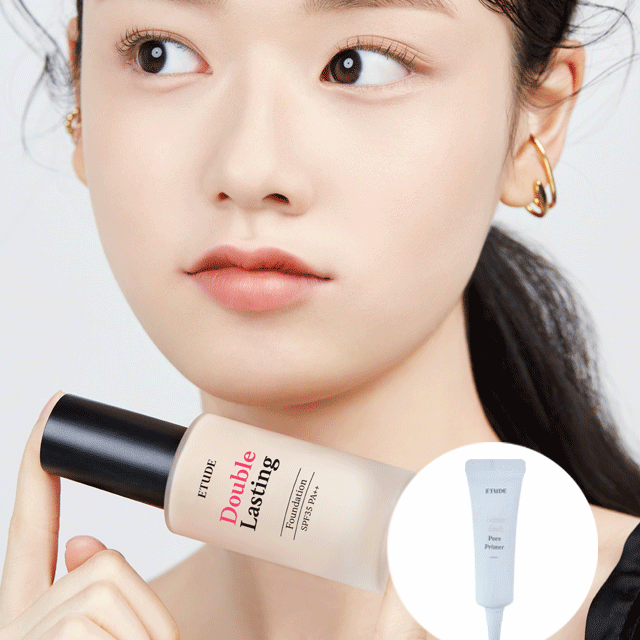 [1:1사은품증정] 더블 래스팅 파운데이션 30g (증정품 : 피지쏙 포어 프라이머 3ml)