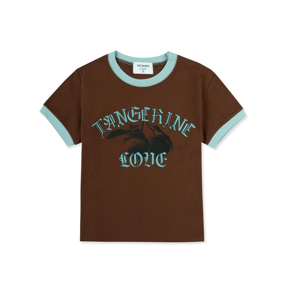 [WOMEN] TANGERINE RINGER TEE BR