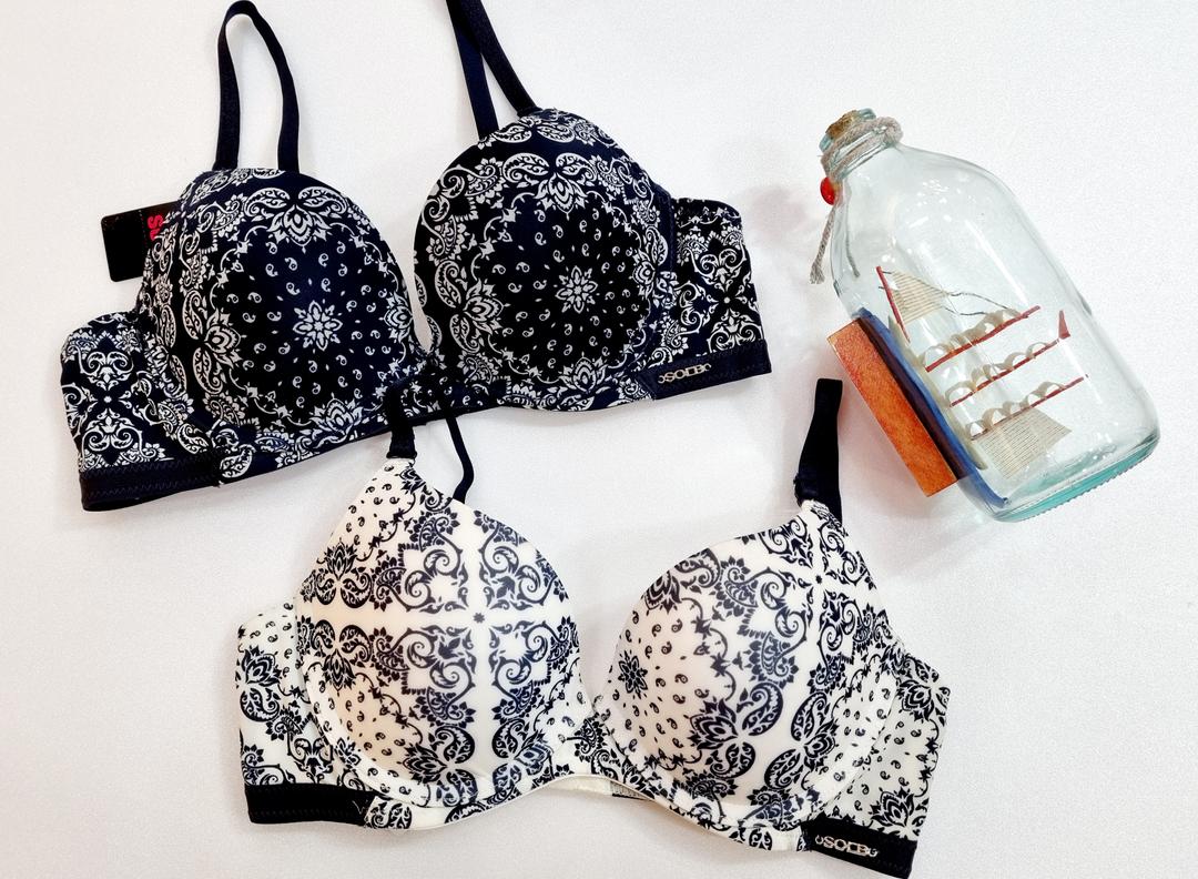 솔브 균일행사 큰컵 브라 G F E D C 70둘레 프린트가 예쁜 커플세트 젊은 감성속옷 기념일선물