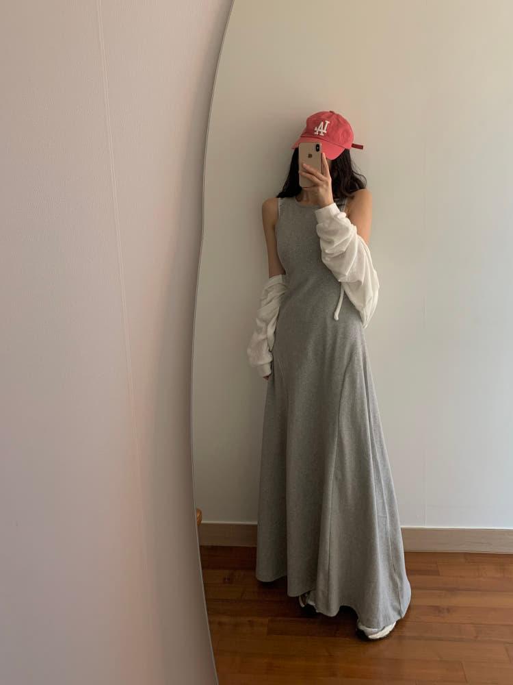 R 캡 플레어 롱원피스 (10%할인적용!)