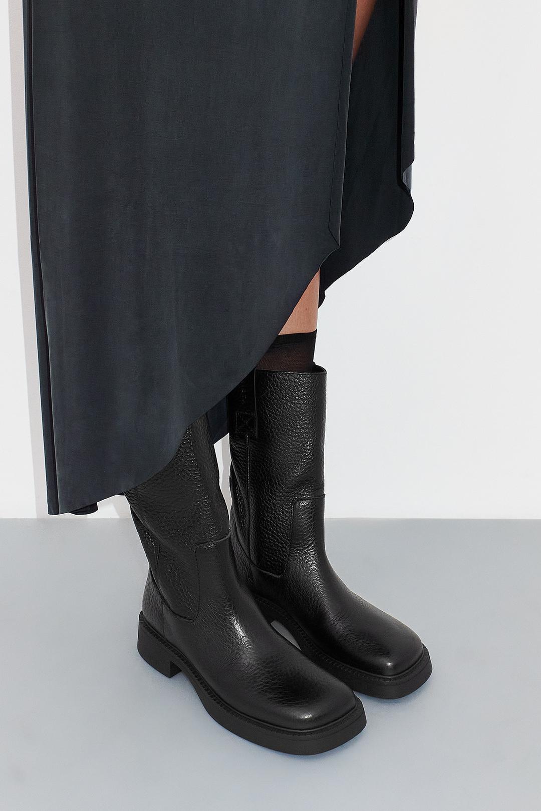Aron New Black Ankle Boots