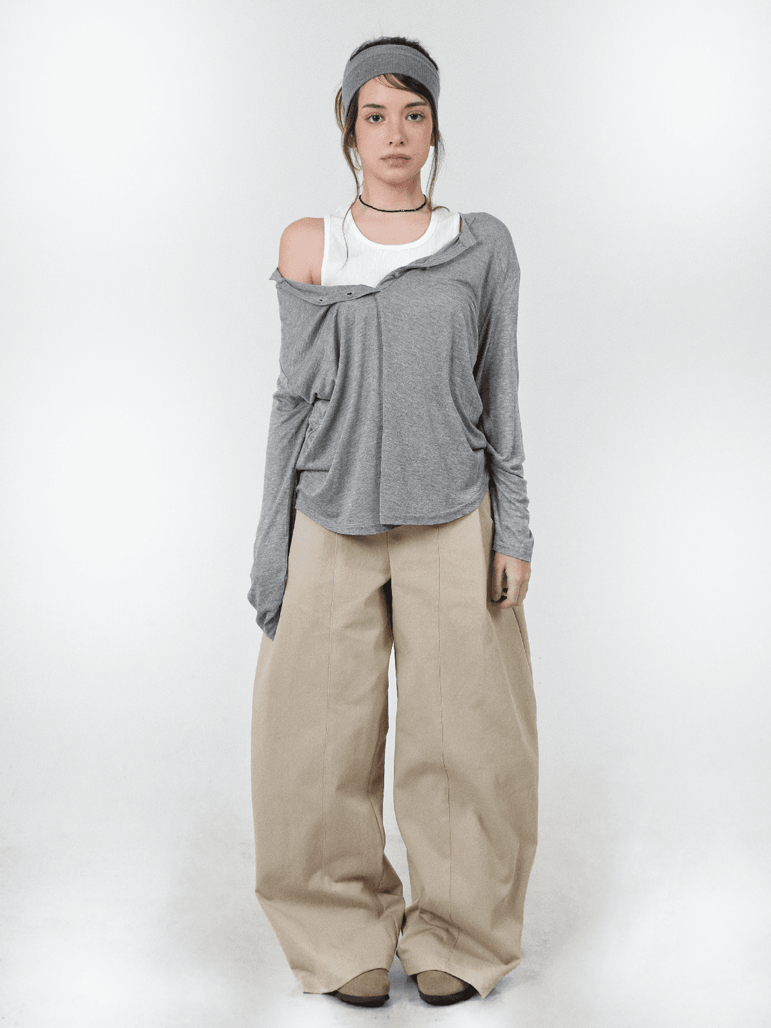 (2차  프리오더 4/19 예정, 추가 5% 할인)Sand Beach-line Frill Wide Pants