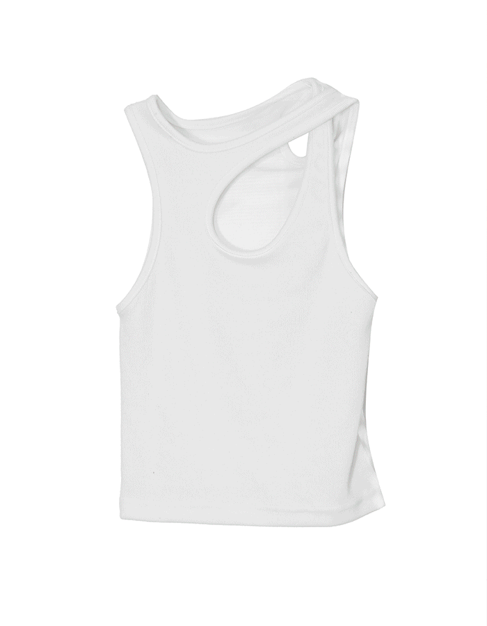POINT CUT SLEEVELESS