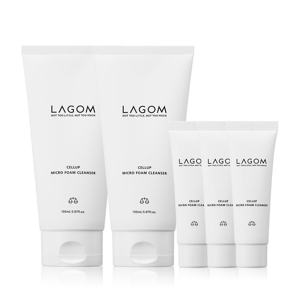 [라곰 X 네이버 단독] 라곰 셀럽 마이크로 폼 클렌저 150ml 2개입 + 마이크로 폼 30mL X 3개 증정