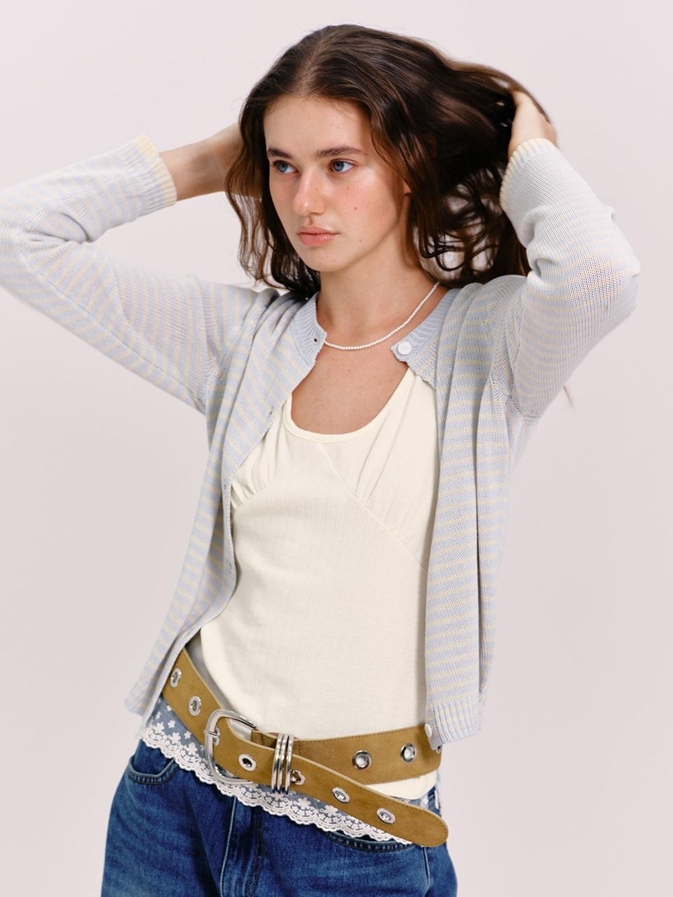 LACE DETAIL SLEEVELESS (CREAM)