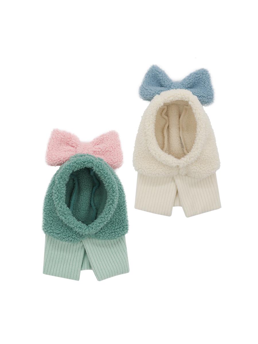 플리스 리본 퍼피햇