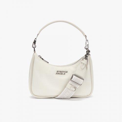 리사이클 나일론 시티 호보백_크림