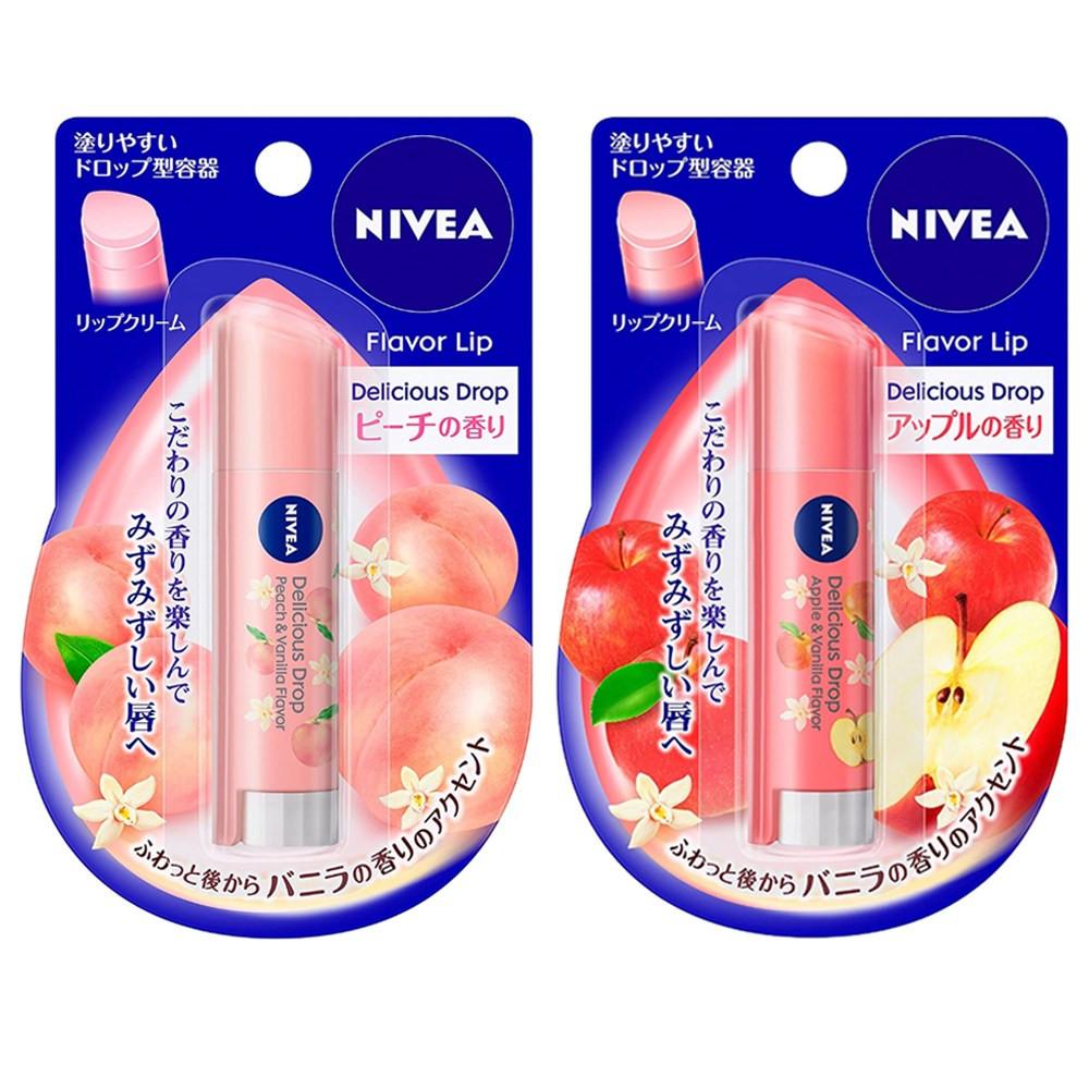 니베아 립밤 립케어 복숭아 사과 3.5g