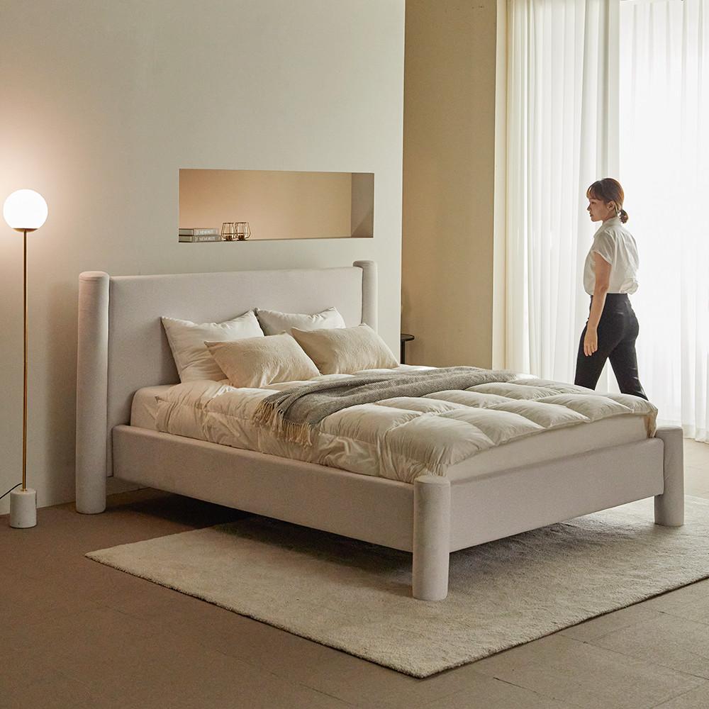 홈앤힐 키토 패브릭 침대프레임 라지킹