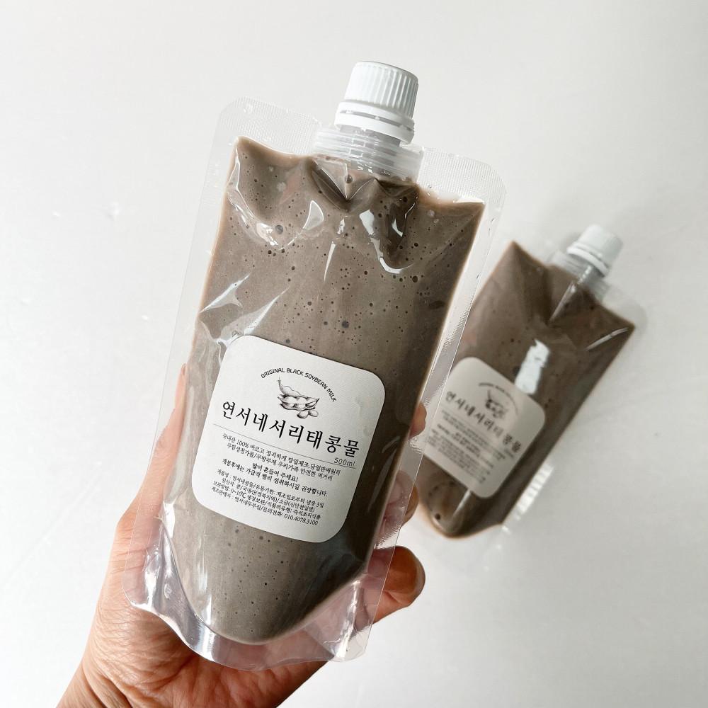 진한 검은콩두유 서리태 콩물 무가당두유 500ml 1000ml