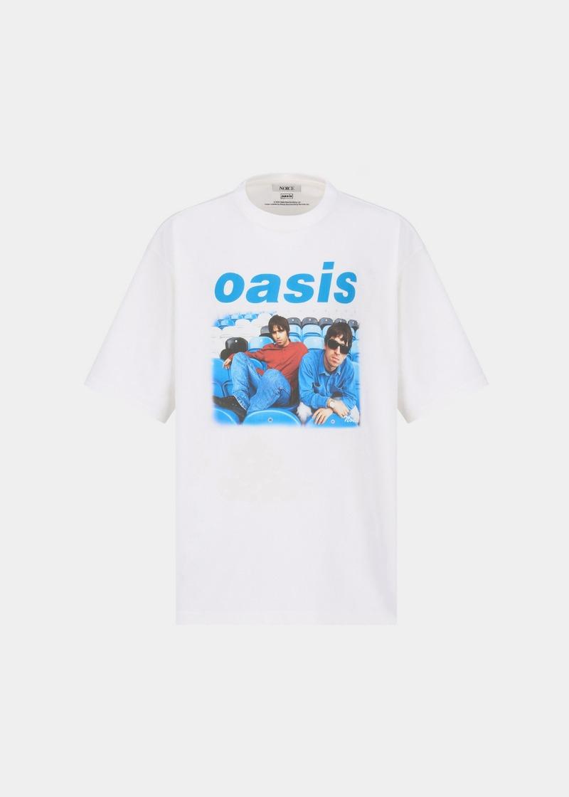 NOICE X OASIS MAINE ROAD T-SHIRT - IVORY