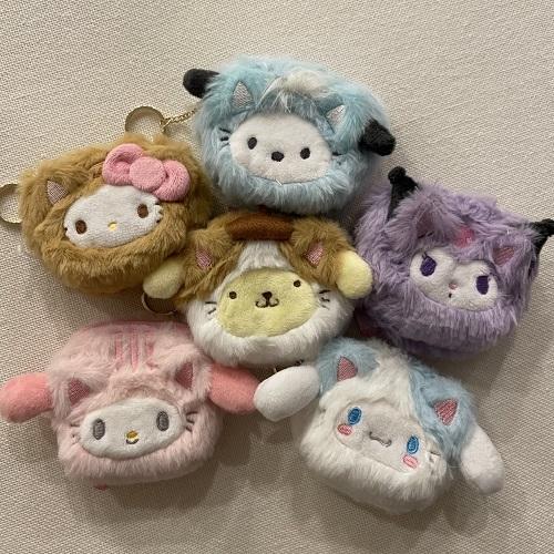 산리오) 산리오마스코트 HAPPY CAT 미니파우치 홀더