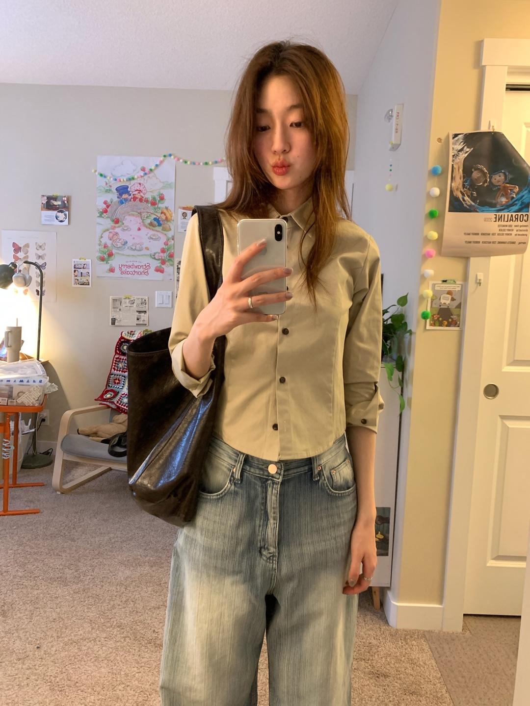 보우아카이브 basic slim shirt