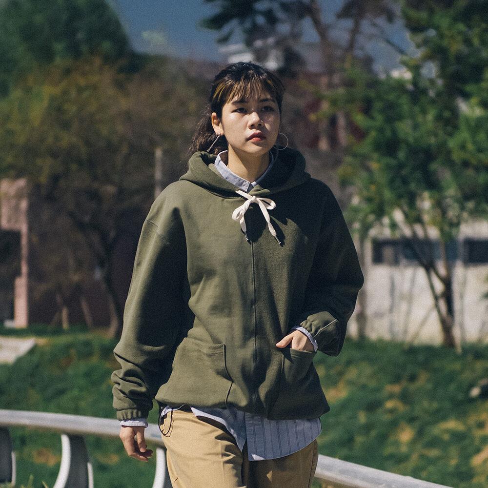 UNBALANCE SEVER HOOD_KHAKI