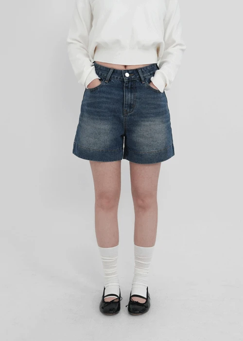 테티4부데님쇼츠