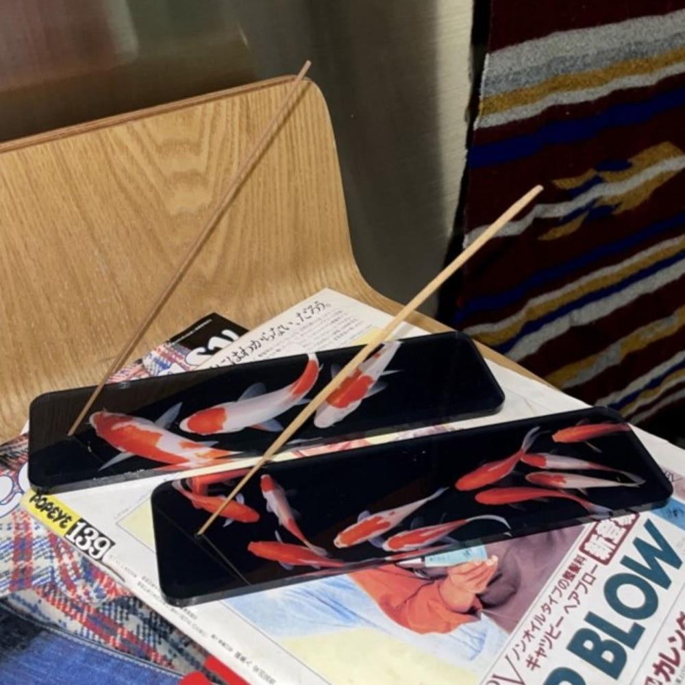 Koifish 인센스 홀더 2type(집게 세트, 향 추가 가능)