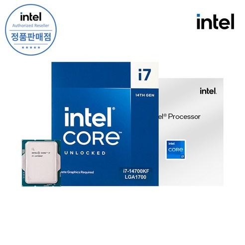 [인텔 정품] 코어 i7-14700KF (14세대) (랩터레이크 리프레시) - CPU | 쿠팡