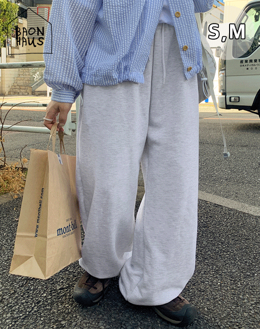 바온 [5만장돌파][BAONHAUS] 민시프 스트링 컬러 밴딩 트레이닝 팬츠 (7color)