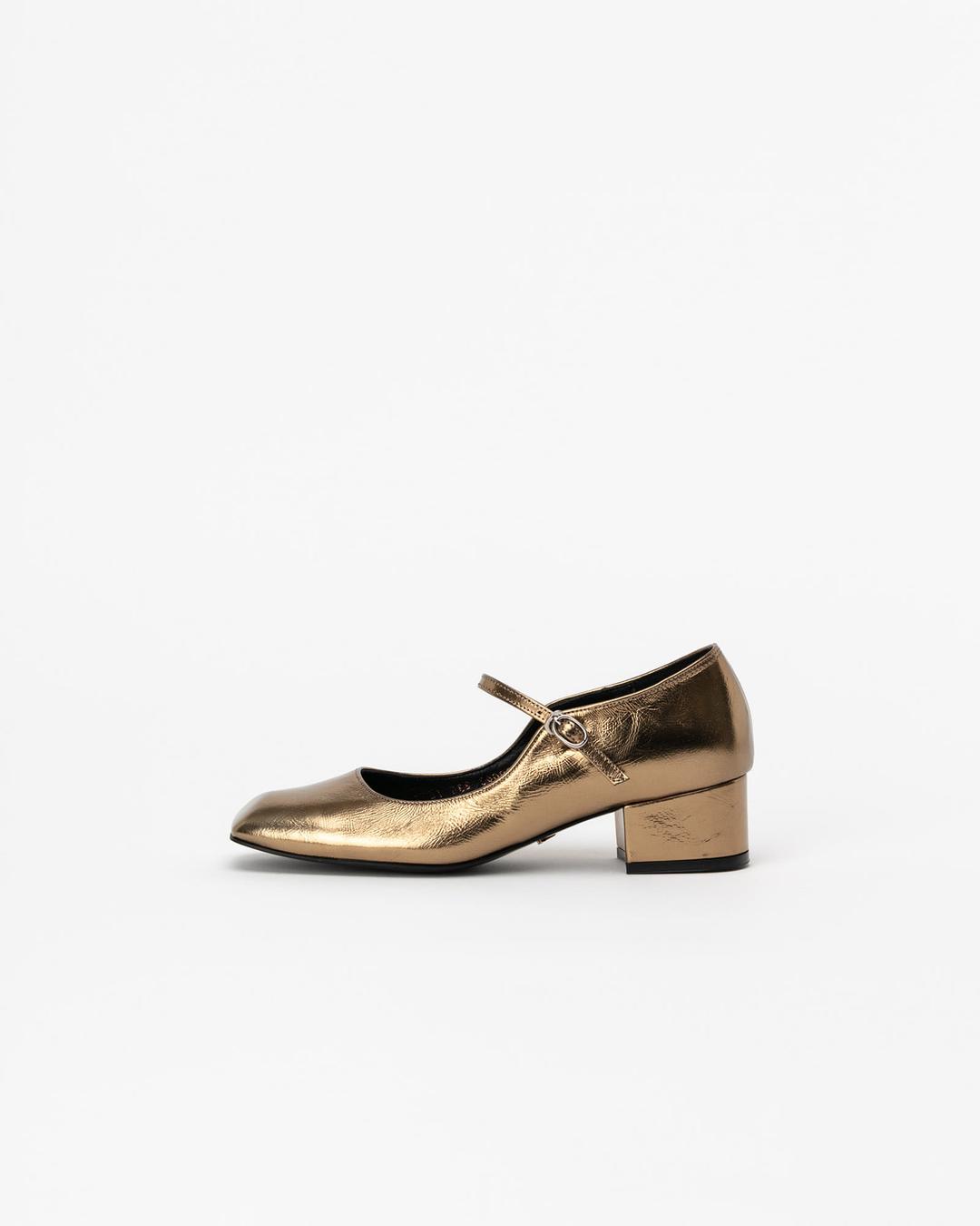 Coda Maryjane Pumps in Textured Bronze