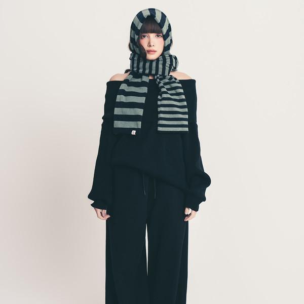 check folding sweatpants / mint