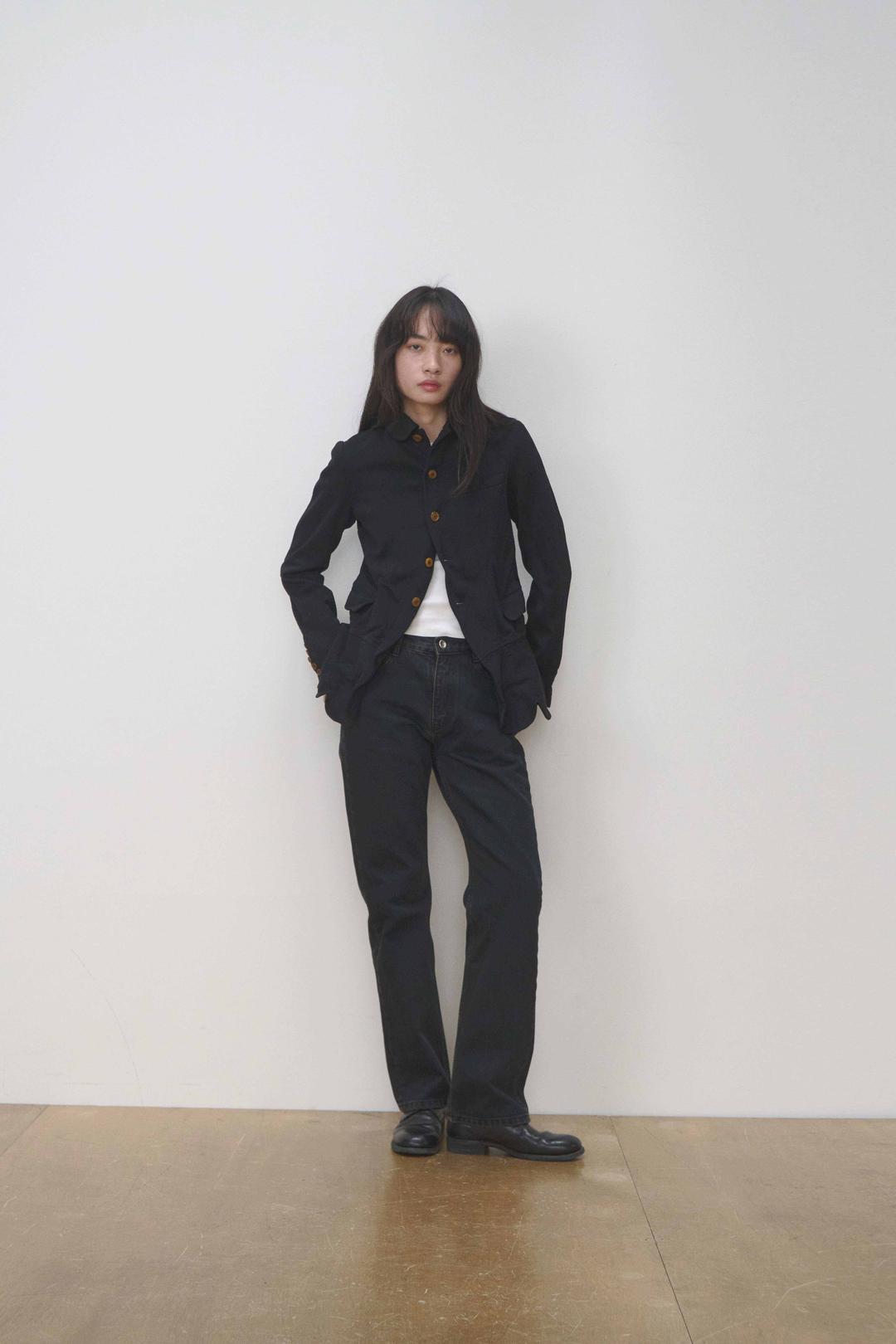 F 013 EASY JEANS BK BRN