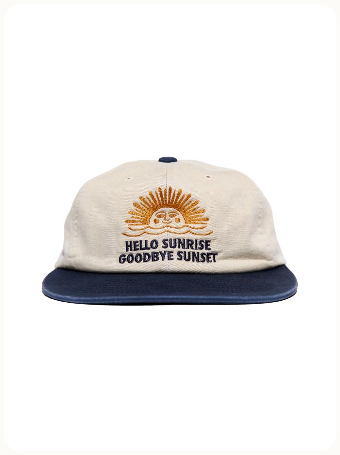 HS 90's Logo 6Panel Cap_Beige&Navy