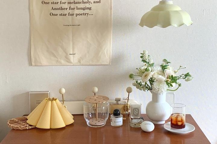 빈티지 무드 레몬플레르 팬던트 조명갓