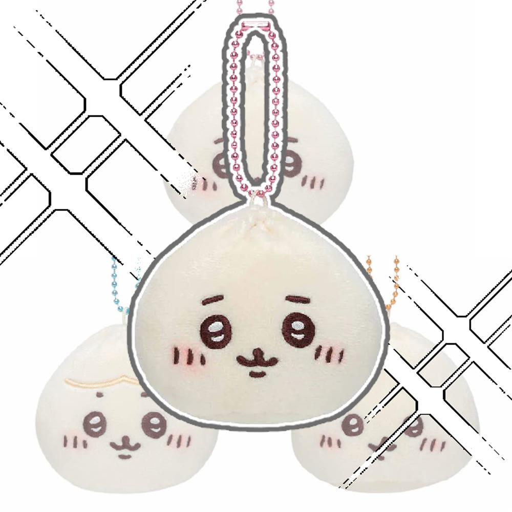 치이카와 중화반점 고기 만두 마스코트 / 먼작귀 키링 인형