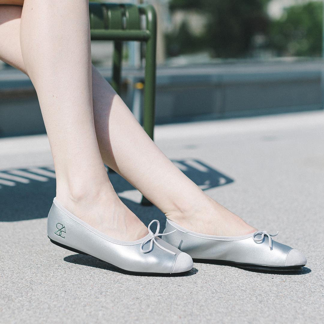 라운드 토 리본 플랫 412315008 (1cm/3colors)