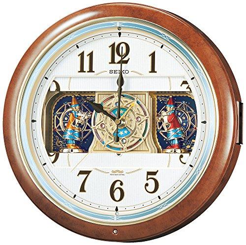 SEIKO 벽시계 전파 아날로그 꼭두각시 6곡 멜로디 RE559H