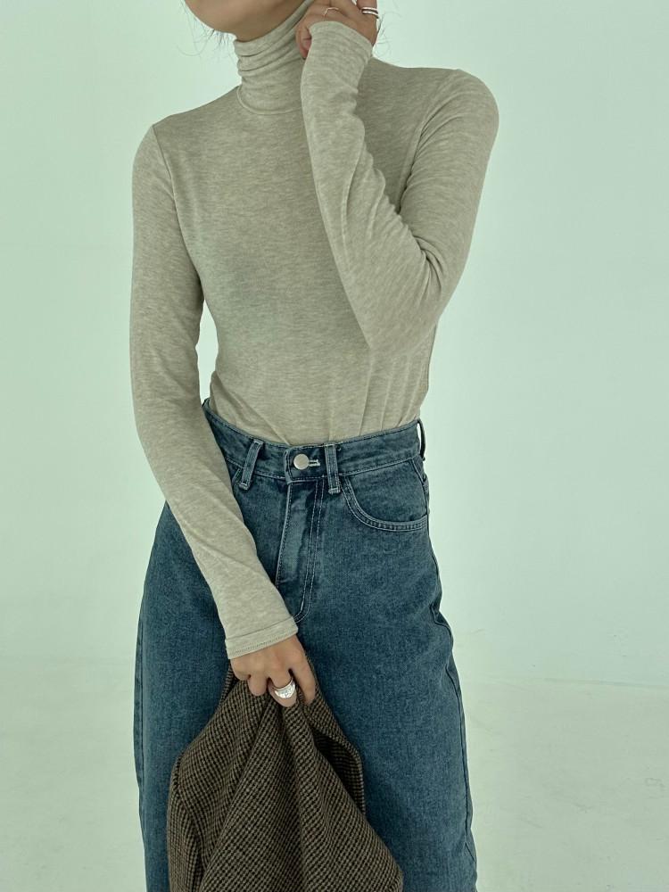 이본 울 폴라 티셔츠(7color)