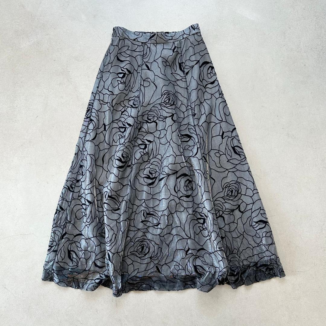 Metalic rose skirt