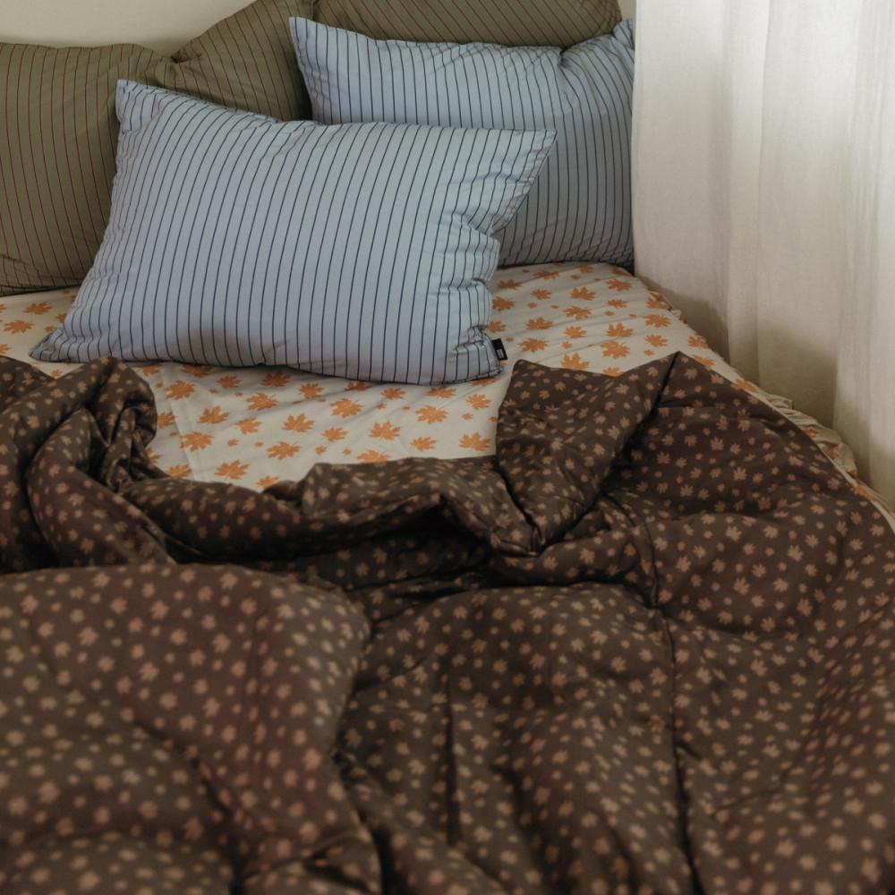 논더스트 메이플 패턴 알러지케어 이불커버 - 브라운 3size