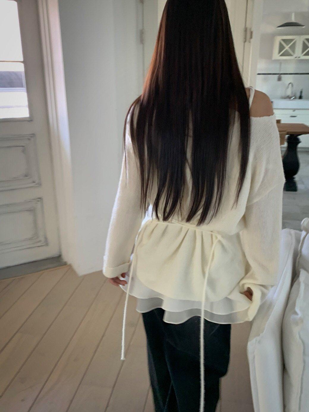 Schrier belt knitwear