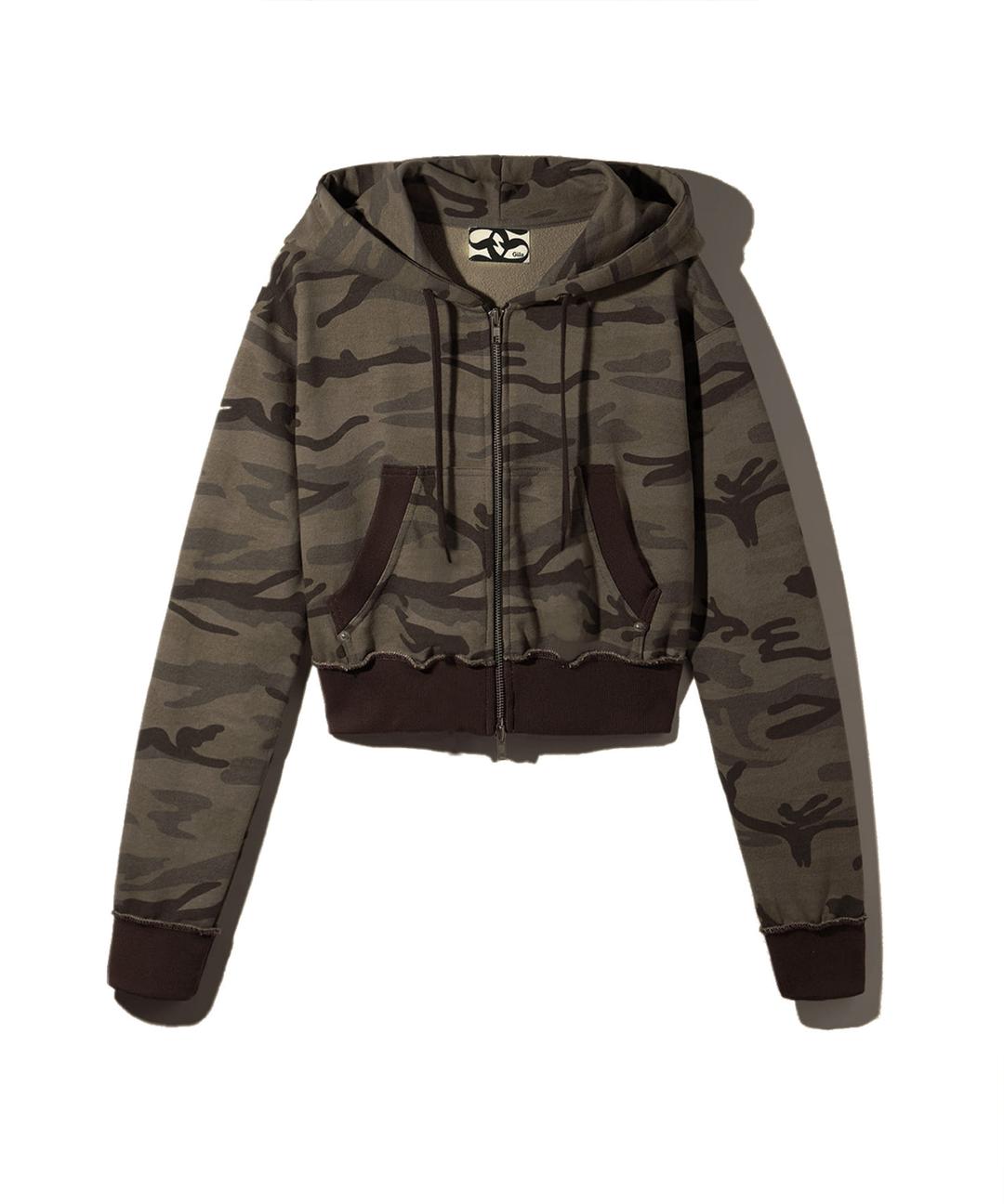 MILITARY CROP HOOD ZIP-UP_CA