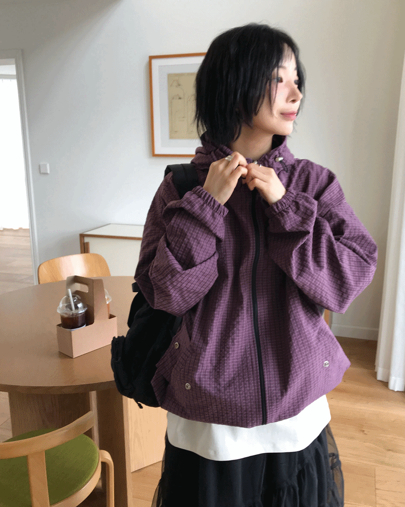 노어슨 MONO CHECK WINDBREAKER JP