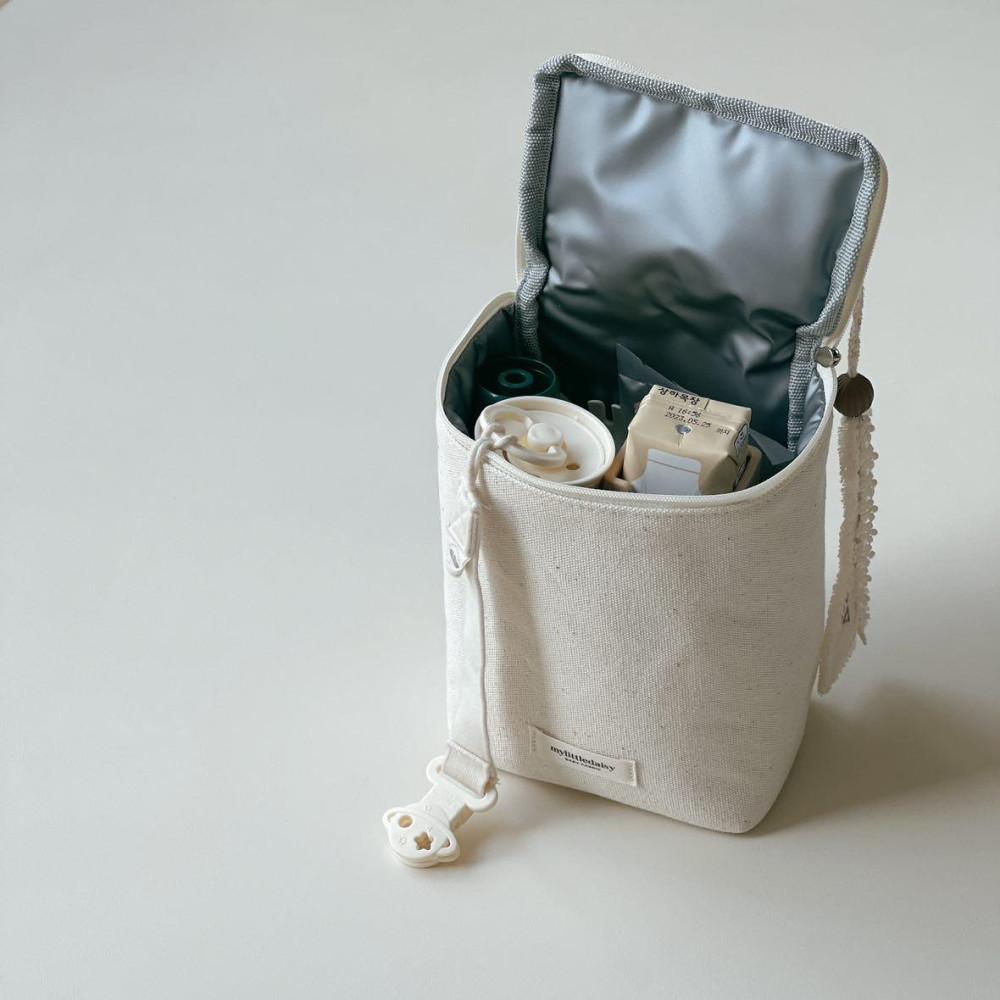 마이리틀데이지 이유식 보냉백 미니 파우치 보온보냉가방 아이보리