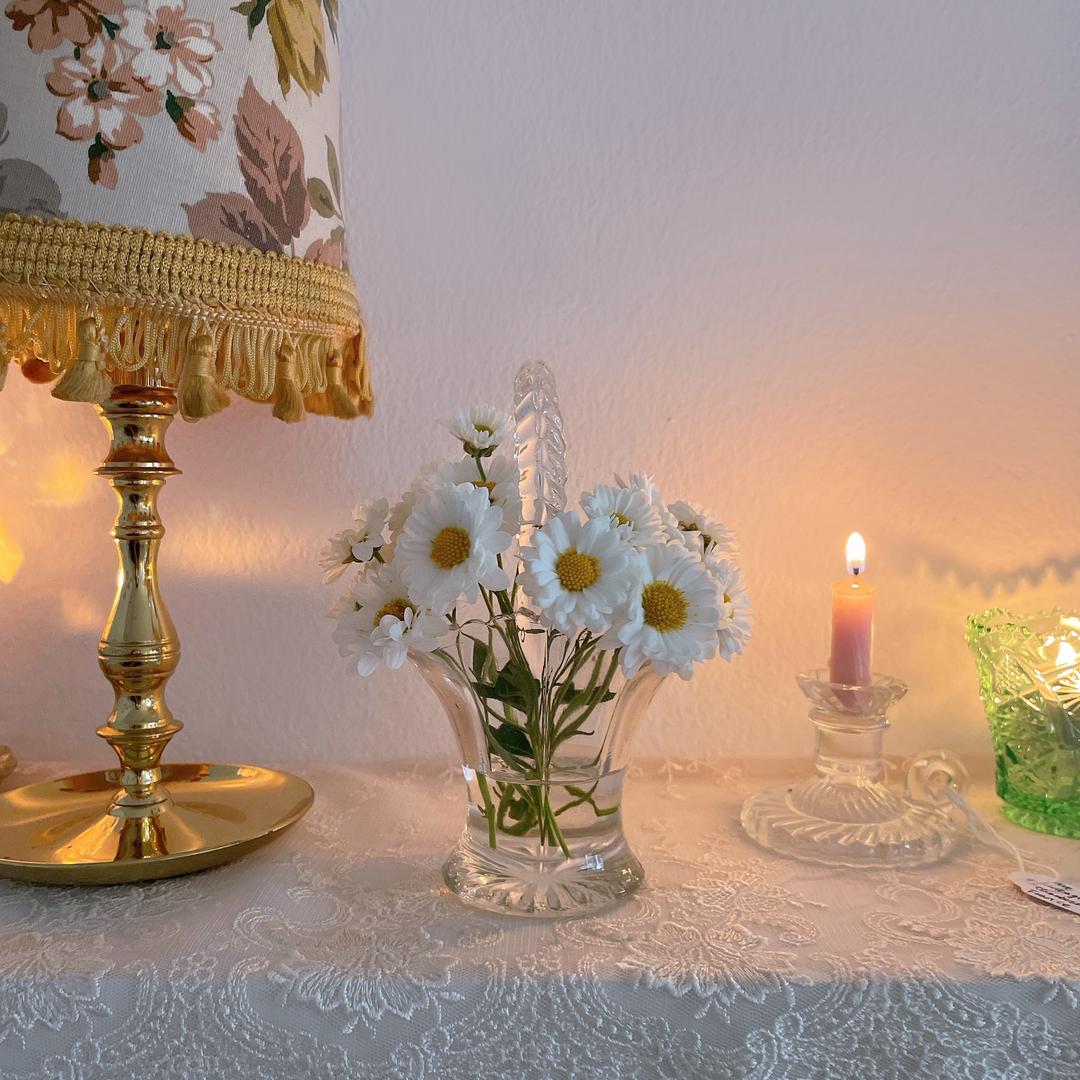 vintage flower basket